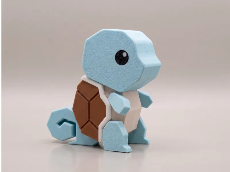 Geometric Pokemon #0007 - Squirtle