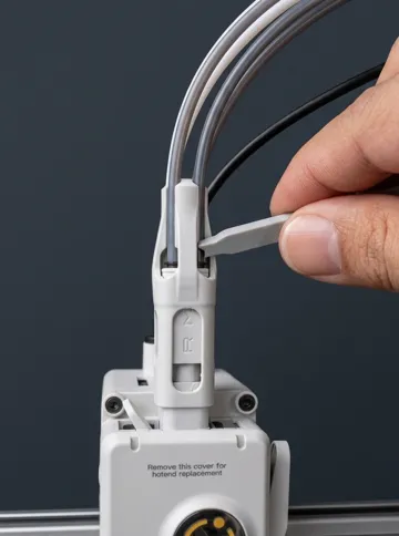 Soporte: A1 / A1mini PTFE Tube Support and Protection V2 — vista de referencia 3