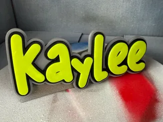 Kaylee Kids Name Plate Wall Desk Decor
