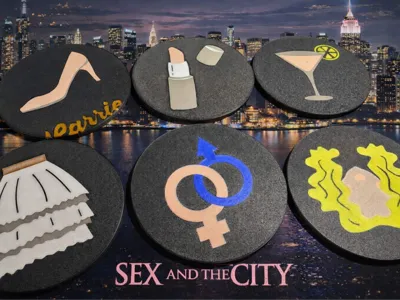 Six Coaster Set Sex and The City