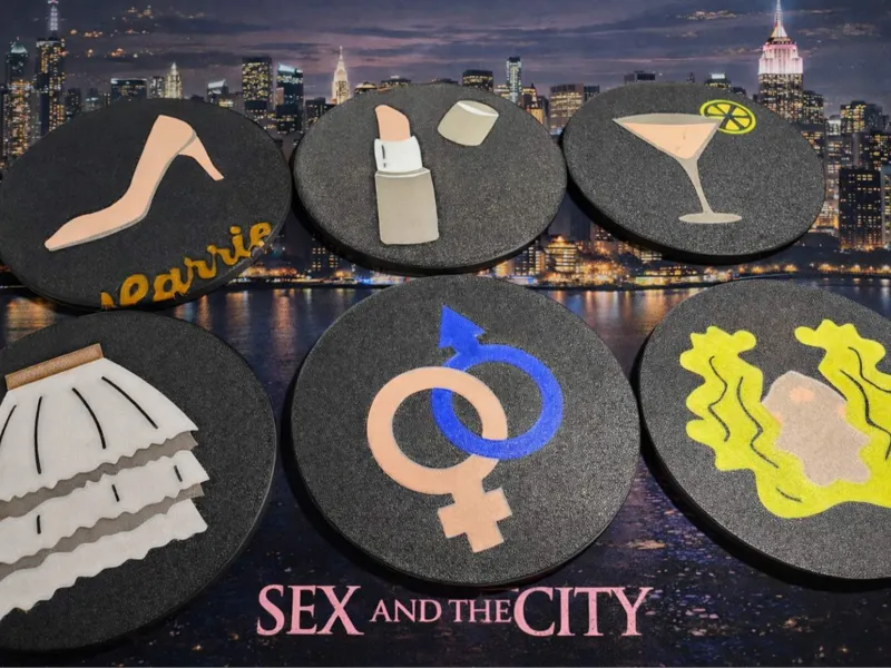Six Coaster Set Sex and The City