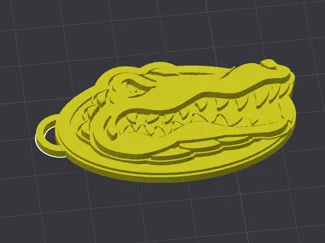 gator logo with keyring
