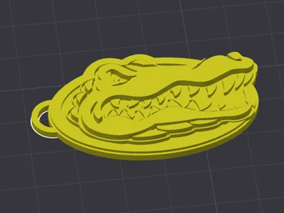 gator logo with keyring