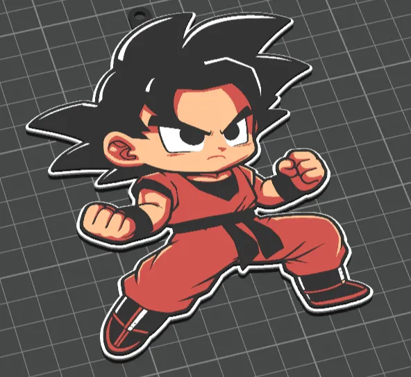 Dragonball Goku Keychain - 4 Color