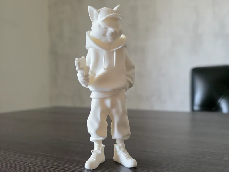 Stylish Cat Hoodie Figure