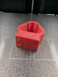 M12 Battery Holder -  8x2mm Round Magnets - PLA