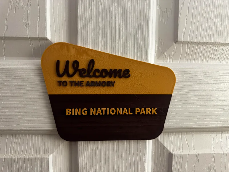 National Parks Sign Template
