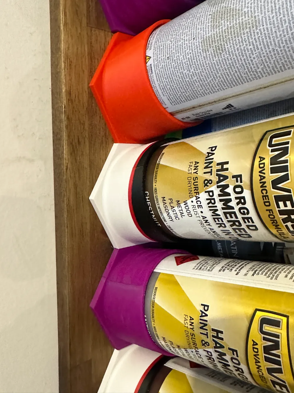 Wall Mounted Spray Paint Can Holder by Ken Daniels MakerWorld