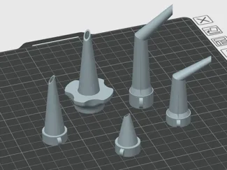 Silicone tube tip