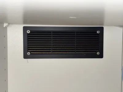 Cabinet ventilation grille