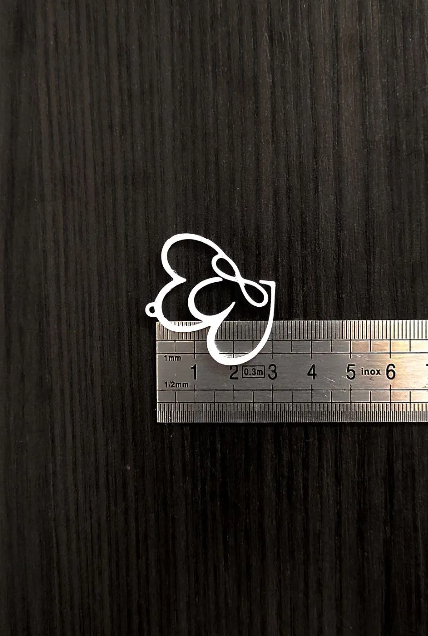 InfinityFlutter Love - Earrings view 2