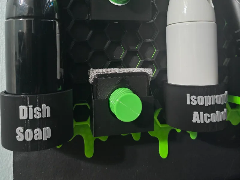Labeled Cups for Spray Bottles - HSW Mount