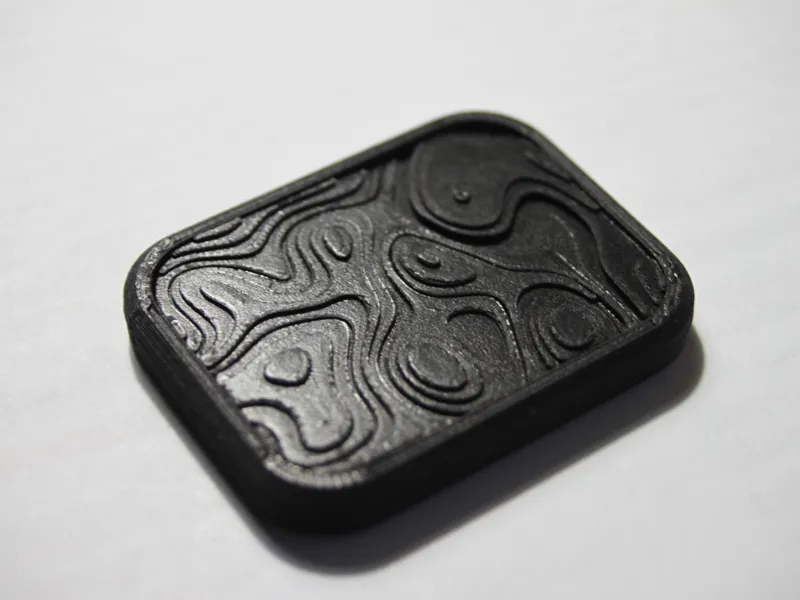 Topographic Fidget Slider Toy