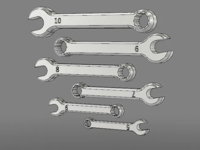 Set Chiavi Inglesi Combinate 5 6 7 8 9 10 mm