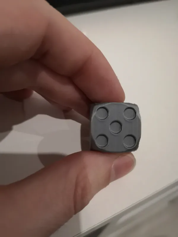 Dé à jouer classique de 1 à 6