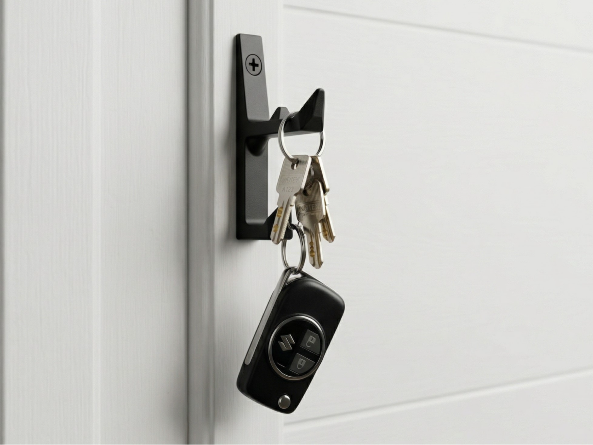 Dual Key Wall Hook Holder