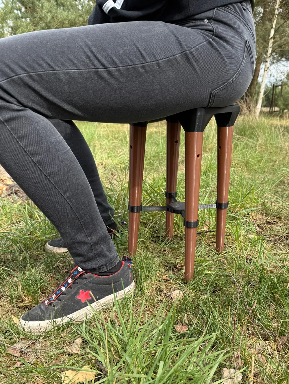 Threaded camping stool - only printed parts by PedroCortiga MakerWorld ...