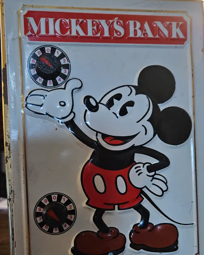 Mickey Mouse Bank Knobs
