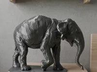 0.2mm layer, 2 walls, 15% infill, tree supports