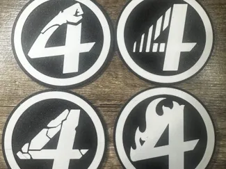 Fantastic Four Coaster Set