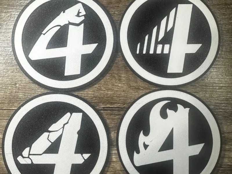 Fantastic Four Coaster Set