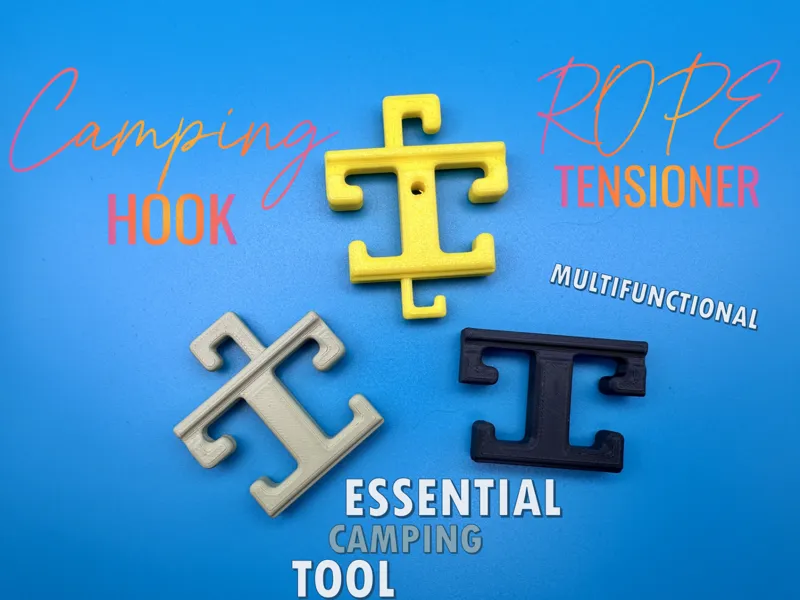 Camping hook/ Rope tensioner