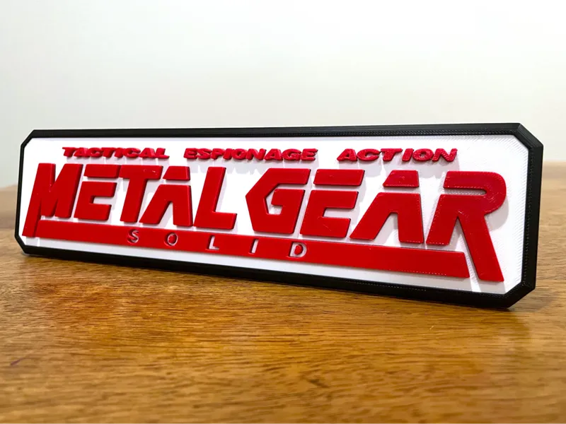 Metal Gear Solid Tactical Espionage Action Logo