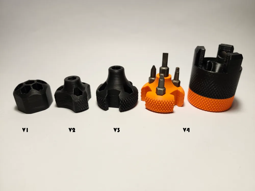 Magnetic multi bit screwdriver (The Thread Pilot) by K VAN MakerWorld ...