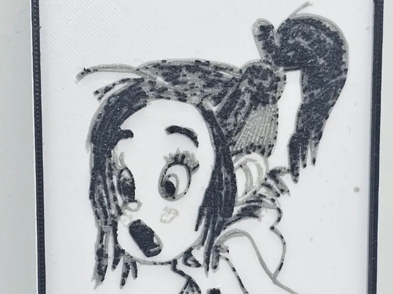 disegno da cartaceo di bambina stilizzata