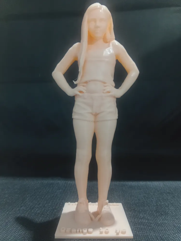 Reference Model Doll Orange - Reference Doll for Artists - Free 3D Print Model - MakerWorld