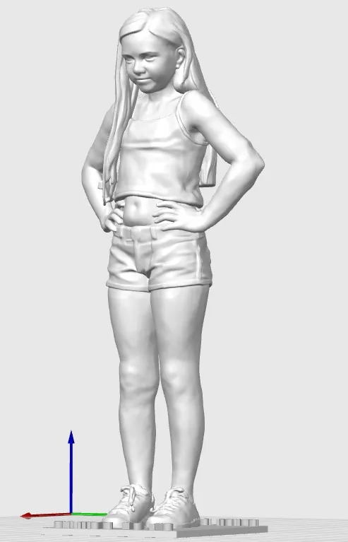 Reference Model Doll Orange - Reference Doll for Artists - Free 3D Print Model - MakerWorld