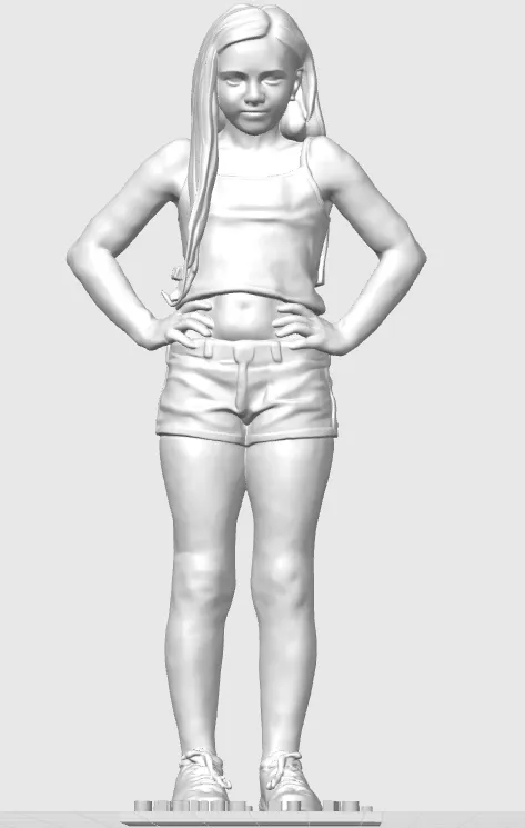 Reference Model Doll Orange - Reference Doll for Artists - Free 3D Print Model - MakerWorld