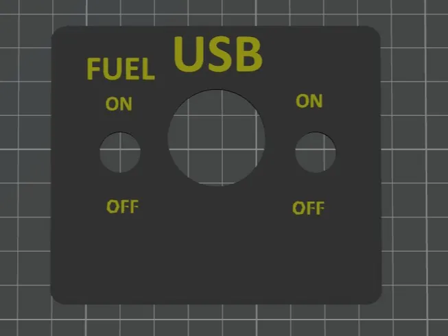 Ford XA Falcon dash plate