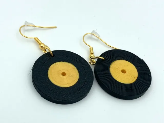 Pendientes Vinilo / Vynil Earrings