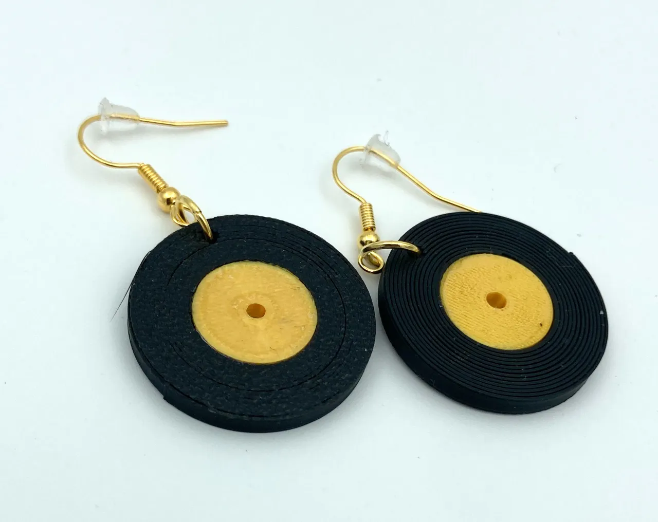 Pendientes Vinilo / Vynil Earrings view 2