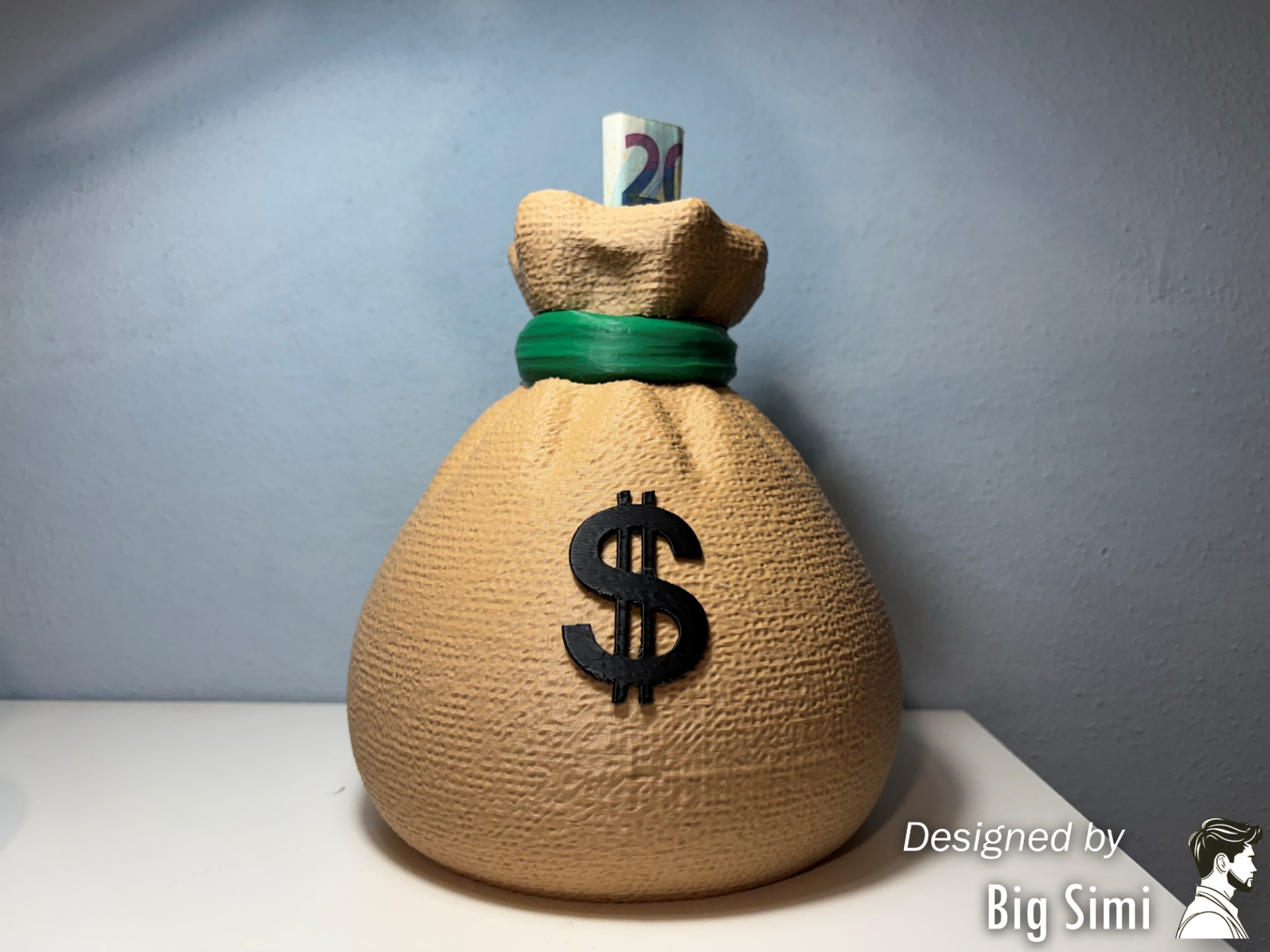 Money Bag Coin Bank NO AMS - 1