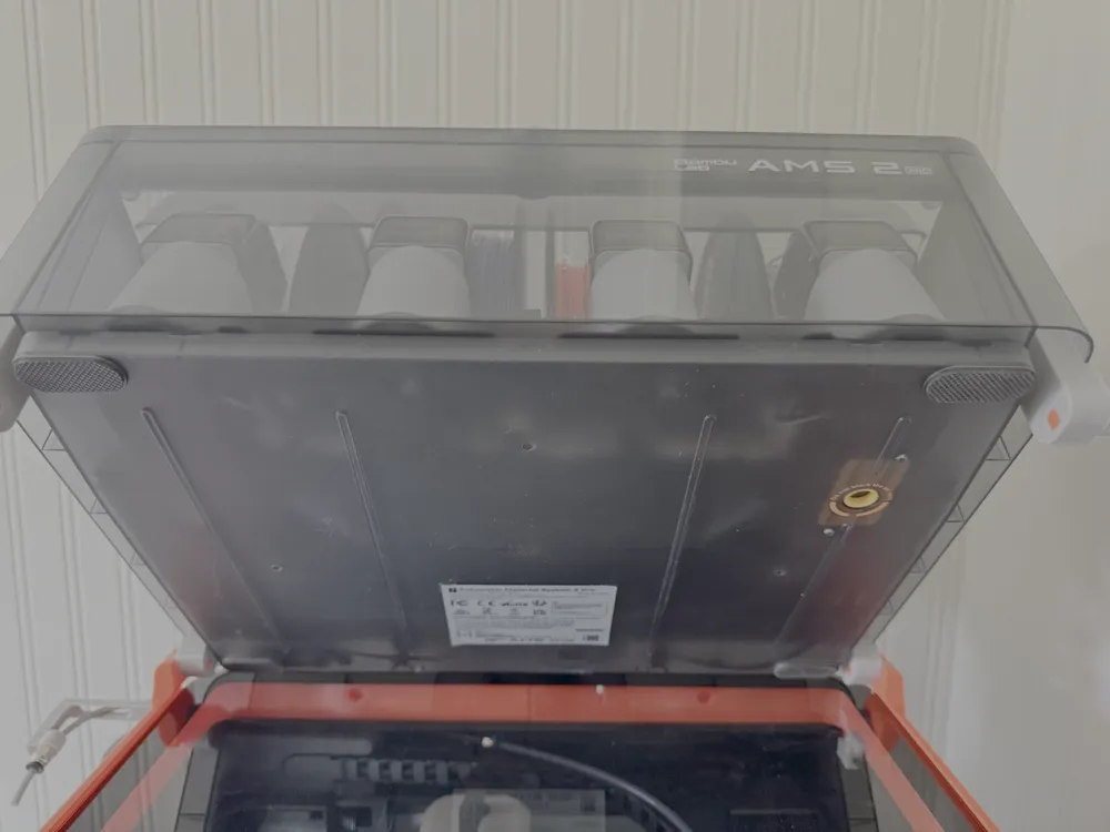 AMS 2 Pro mounts for AMS Glass Slider Riser V5 - Free 3D Print Model ...