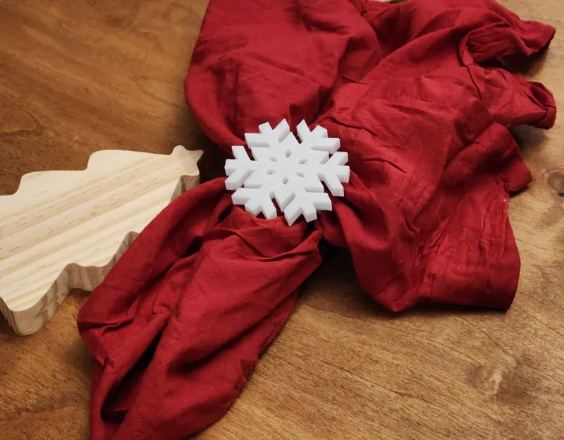 Christmas Snowflake Napkin Ring