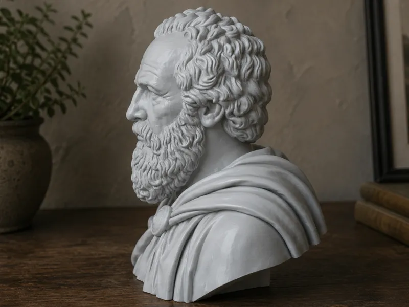 Archimedes Statue