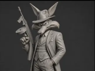 COYOTE GANGSTER METRALHADORA