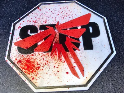 The Last of Us - Firefly STOP sign