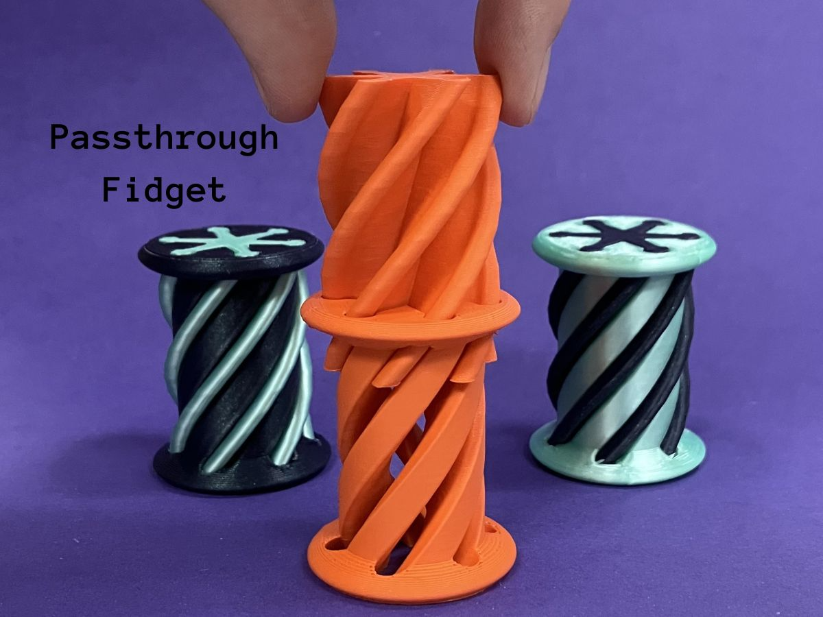 Passthrough Spiral Fidget