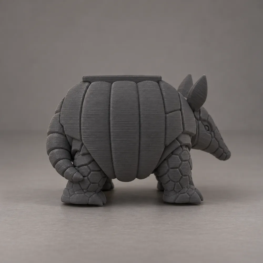 Cache-pot Tatou | Vase Faune - Modèle d'Impression 3D Gratuit - MakerWorld