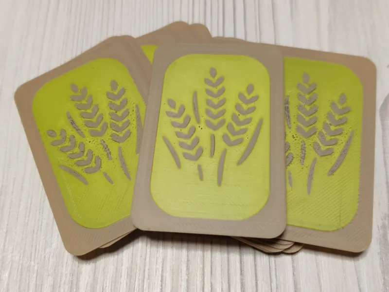 Settlers of Catan - Wheat/grain/hay card