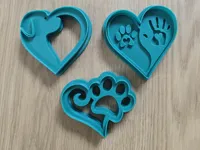 Emporte-pièce chien « Love » pour Saint-Valentin — photo 1