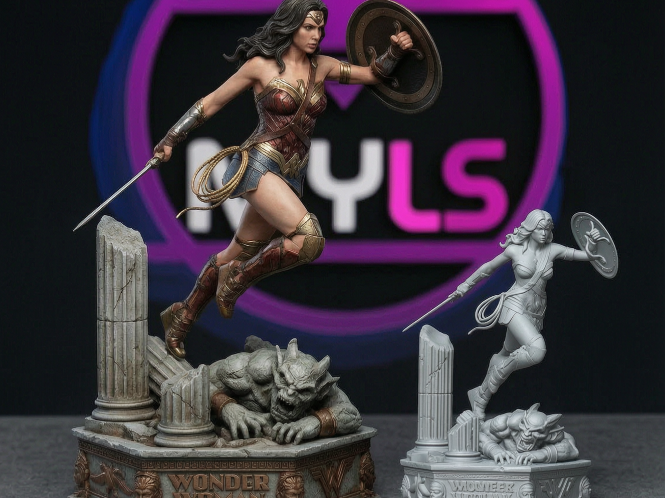 WONDER WOMAN SALTANDO 