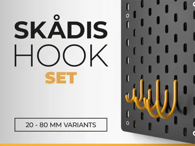 IKEA Skadis Basic Hook Set - Multiple Variants!
