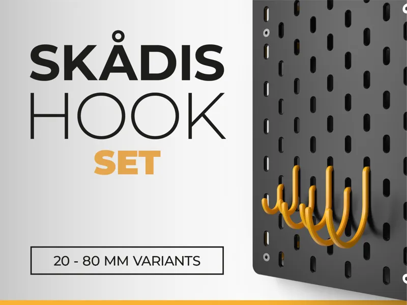 IKEA Skadis Basic Hook Set - Multiple Variants!