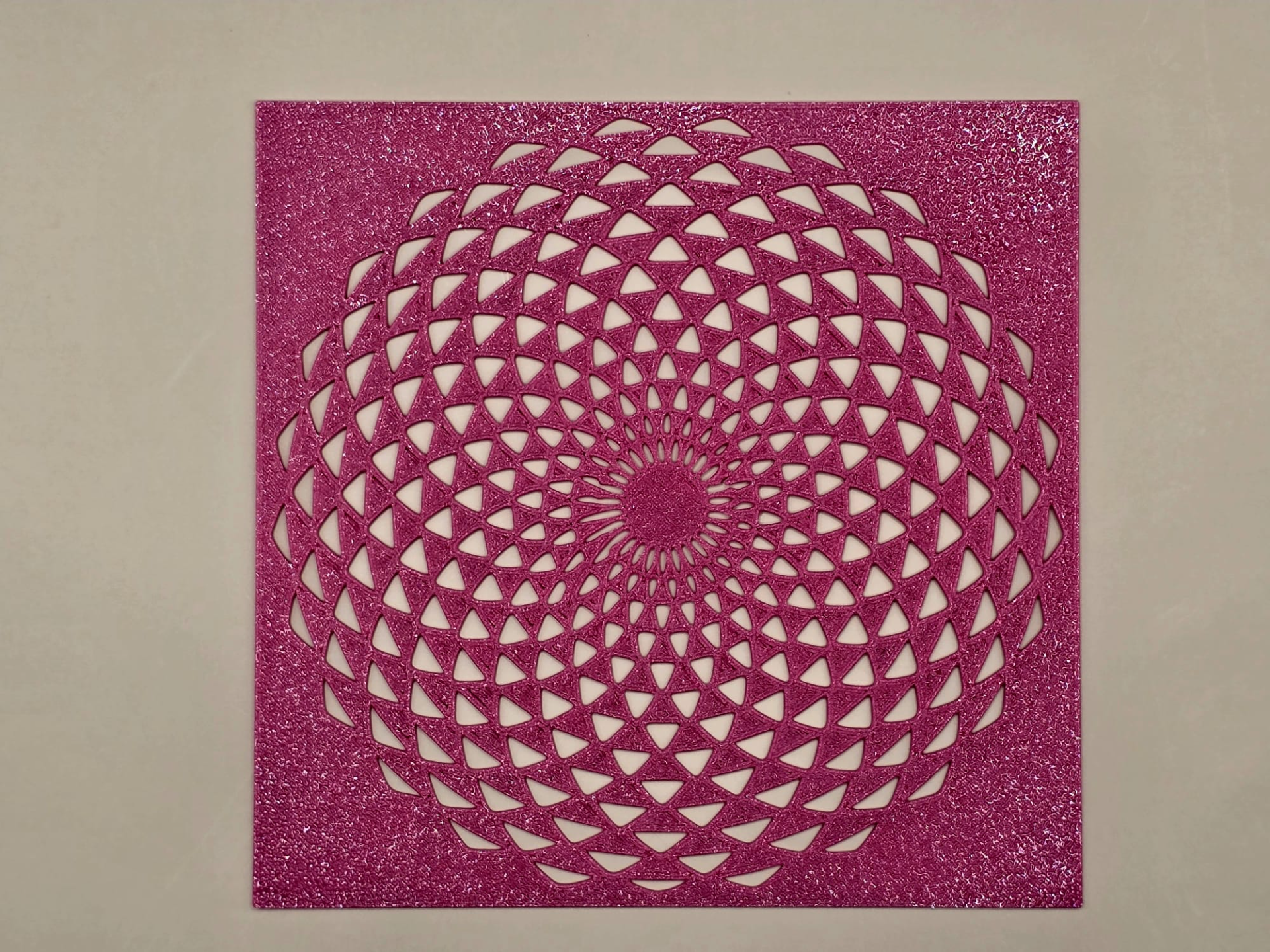 Circle Triangle Stencil Pattern Template Craft