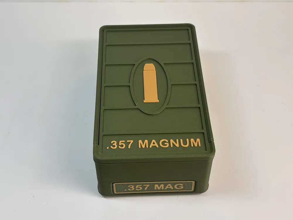 Ammo Storage Box 357 Magnum 66 Rounds - Free 3D Print Model - MakerWorld